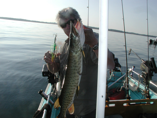 Muskie on a Happy Hooker Magnum